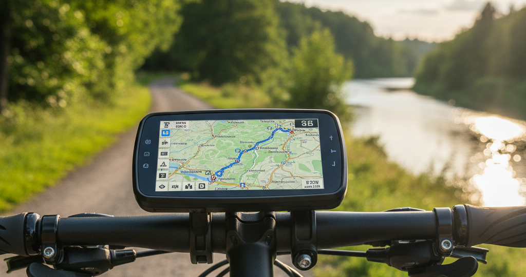 Foto van de Navidoe in de natuur. hier is goed de navigatie te zien met gebruik van handleiding